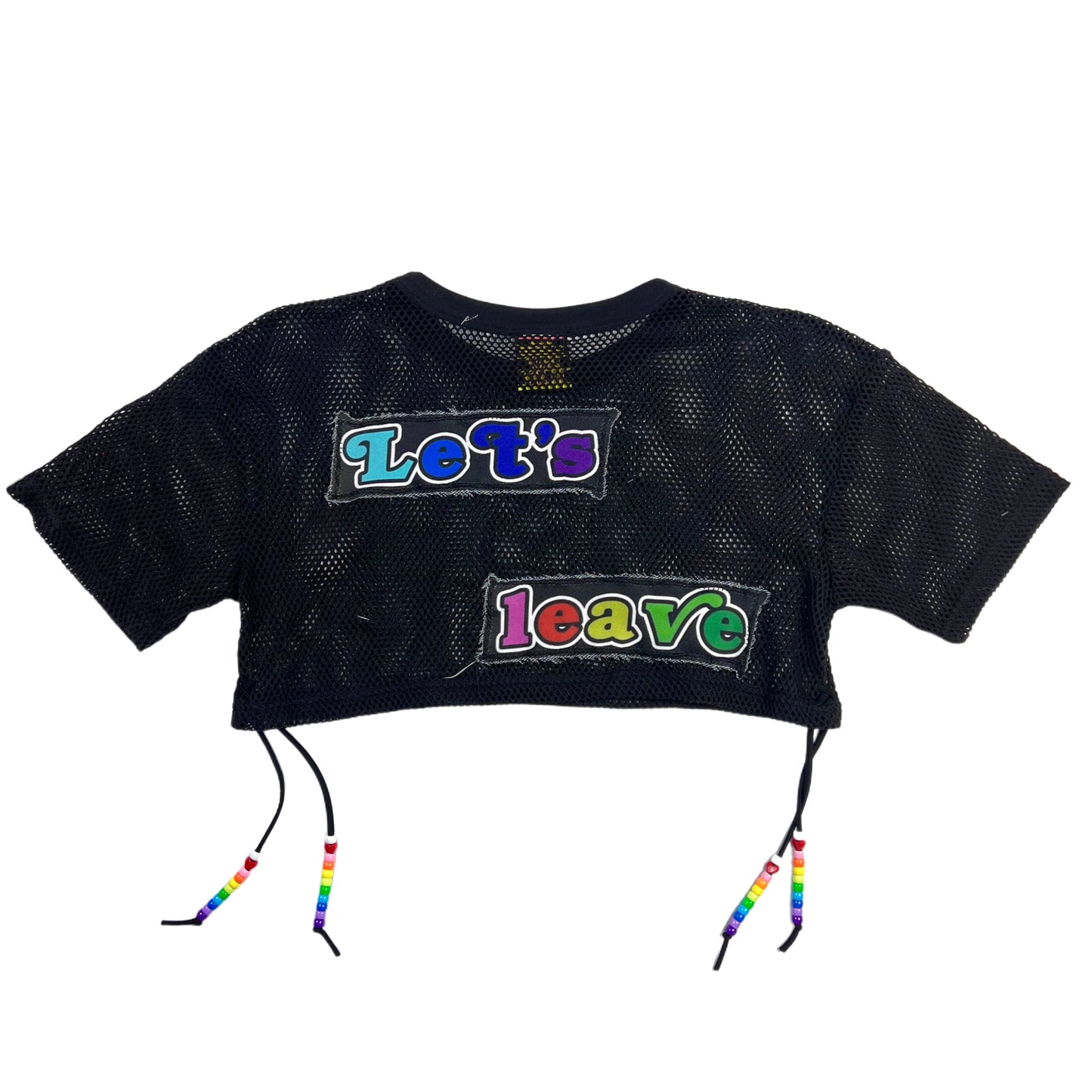 LETS LEAVE MESH CROP