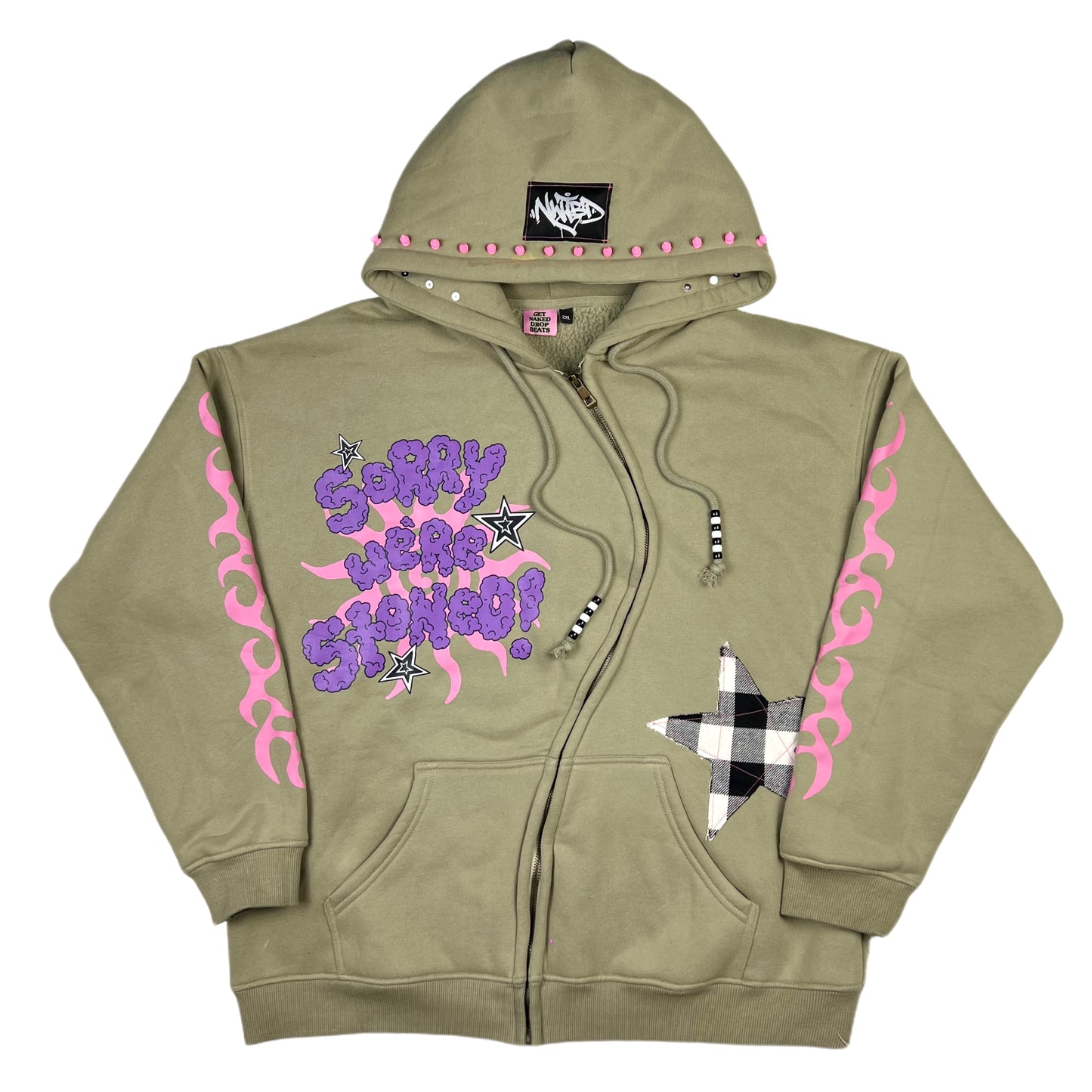 STONED ZIP UP