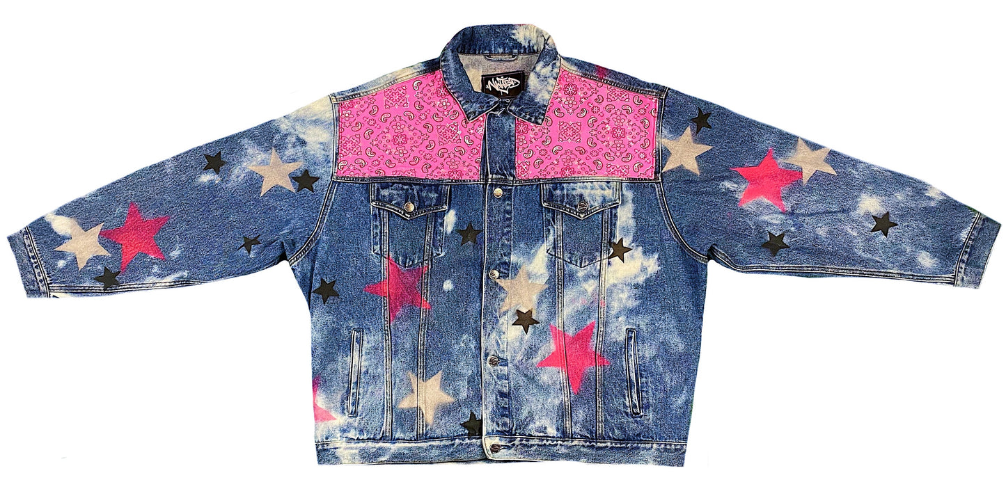 STICKER DENIM JACKET