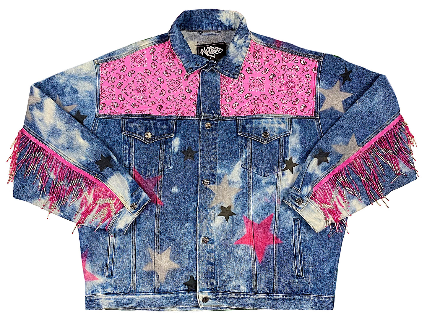 STICKER DENIM JACKET