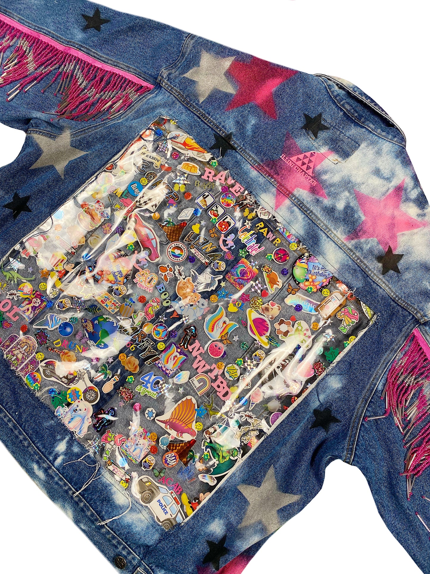 STICKER DENIM JACKET