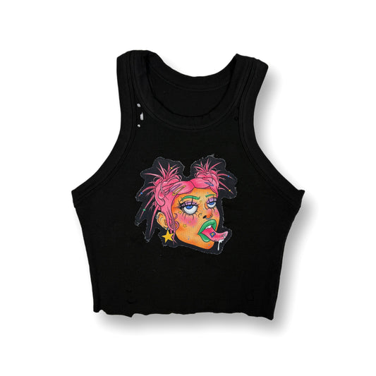 GLITTER GIRL TANK (S)