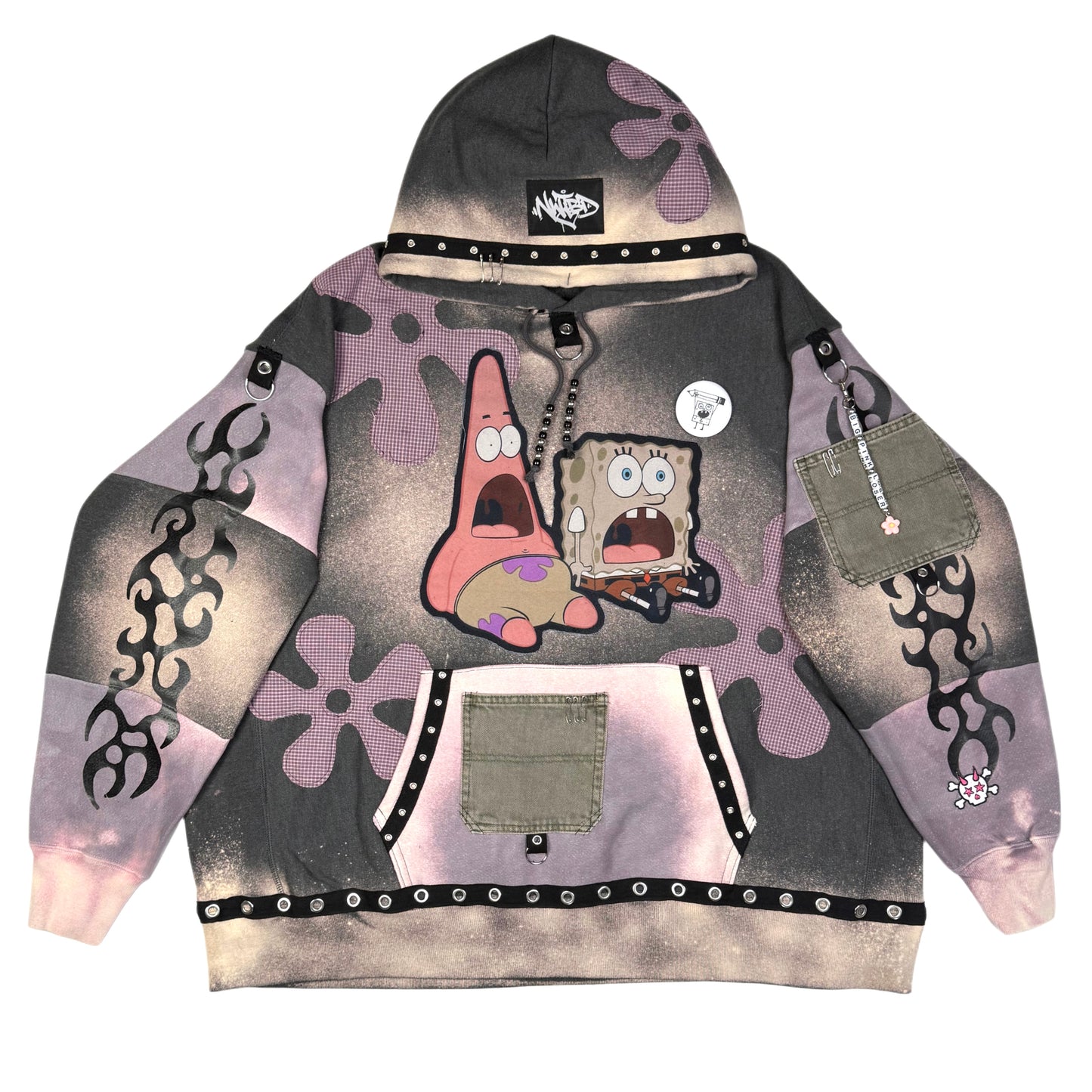 BIG PINK LOSER HOODIE