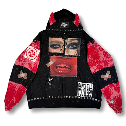 BLOODRAVE WARNING HOODIE