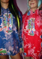 RED STARDUST HOODIE