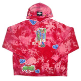 RED STARDUST HOODIE